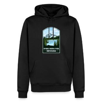 Sparks Marina Park Nevada Mountain Explorer - Männer Premium Bio Hoodie - Schwarz - Vorne - Nico (187cm)