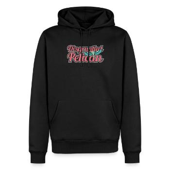 Pelican Pelicans Oiseaux Oiseaux Oiseaux - Sweat à capuche Premium bio Homme - noir - Devant - Nico (187cm)