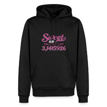 Süß Wie Kuchen 3. 1415926 Funny Math Science Geek - Männer Premium Bio Hoodie - Schwarz - Vorne - Nico (187cm)