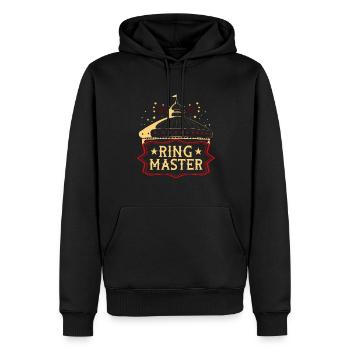 Circus Ringmaster Costume - Men’s Premium Organic Hoodie - black - Front - Nico (187cm)