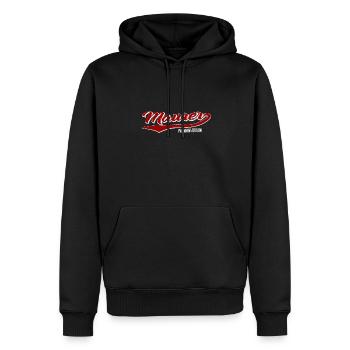 Maurer Maurermeister Premium Edition Vintage Motiv - Männer Premium Bio Hoodie - Schwarz - Vorne - Nico (187cm)