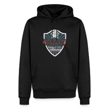 Ruhrpott Kohlekind Glück Auf Bergbau Kumpel - Männer Premium Bio Hoodie - Schwarz - Vorne - Nico (187cm)