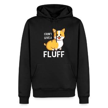 Je ne donne pas de peluches douces Corgi propriétaire de chien - Sweat à capuche Premium bio Homme - noir - Devant - Nico (187cm)