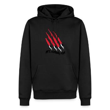 Er Kommt Zu Halloween Ghuls Klauenblut - Männer Premium Bio Hoodie - Schwarz - Vorne - Nico (187cm)