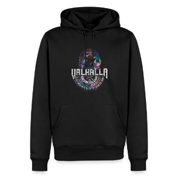 Wikinger Valhalla Viking Nordische Mythologie - Männer Premium Bio Hoodie - Schwarz - Vorne - Nico (187cm)