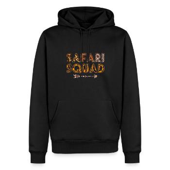 Safari Squad African Family Urlaub Sommerreise - Männer Premium Bio Hoodie - Schwarz - Vorne - Nico (187cm)