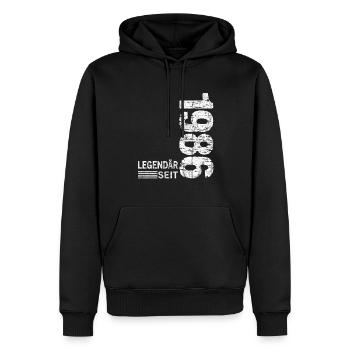 Geburtstag Geboren 1986 Mann Legendär seit 1986 - Männer Premium Bio Hoodie - Schwarz - Vorne - Nico (187cm)