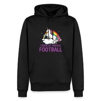 Ich Lutsche Am Fantasy Football -Verlierer - Männer Premium Bio Hoodie - Schwarz - Vorne - Nico (187cm)