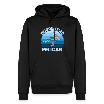 Pelikan Pelikane Vögel Wasservogel - Männer Premium Bio Hoodie - Schwarz - Vorne - Nico (187cm)