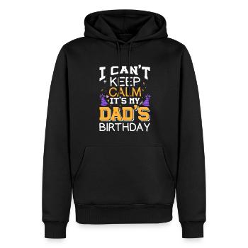 I can't stay calm, it's the - Men’s Premium Organic Hoodie - black - Front - Nico (187cm)