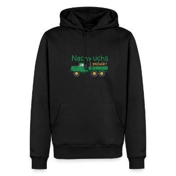 Nachwuchs Landwirt Bauer Dorfkind Traktor Junge - Männer Premium Bio Hoodie - Schwarz - Vorne - Nico (187cm)