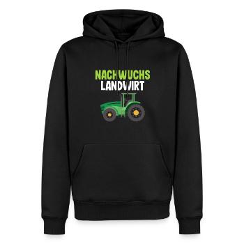 Nachwuchs Landwirt Bauer Dorfkind Traktor Junge - Männer Premium Bio Hoodie - Schwarz - Vorne - Nico (187cm)