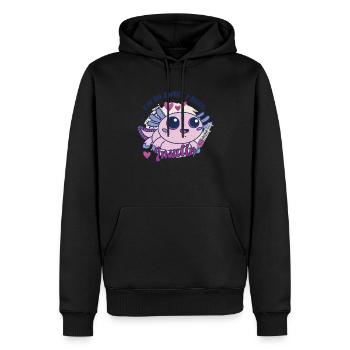 Ich Bin So Süß, Ich Brauche Insulin - Männer Premium Bio Hoodie - Schwarz - Vorne - Nico (187cm)