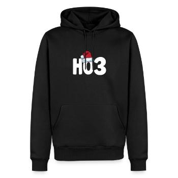 Lustiges Hässliches Weihnacht Ugly Christmas Ho3 - Männer Premium Bio Hoodie - Schwarz - Vorne - Nico (187cm)