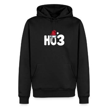 Lustiges Hässliches Weihnacht Ugly Christmas Ho3 - Männer Premium Bio Hoodie - Schwarz - Vorne - Nico (187cm)