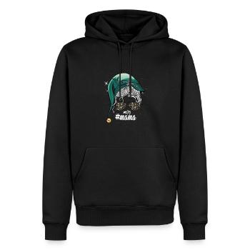 Merry Christmas Mother beautiful gifts - Men’s Premium Organic Hoodie - black - Front - Nico (187cm)