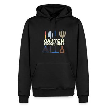 Garten Buddel Shirt Gärtnern Gartenarbeit - Männer Premium Bio Hoodie - Schwarz - Vorne - Nico (187cm)