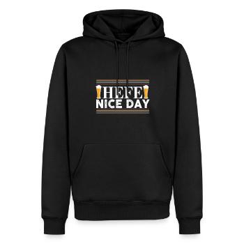 Hefe Nice Day Alkohol Brauer Bierbrauen Bier - Männer Premium Bio Hoodie - Schwarz - Vorne - Nico (187cm)