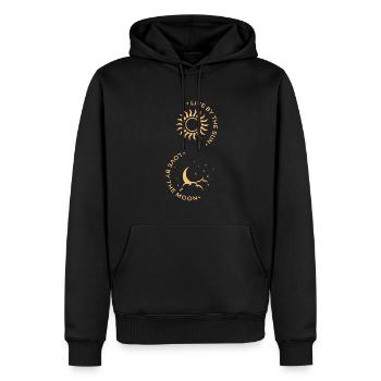 Je n’ai que Bitcoin pour vos microcircuits - Sweat à capuche Premium bio Homme - noir - Devant - Nico (187cm)