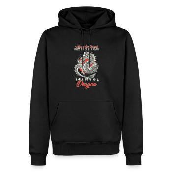 Sei Immer Du Selbst, Es Sei Denn - Männer Premium Bio Hoodie - Schwarz - Vorne - Nico (187cm)