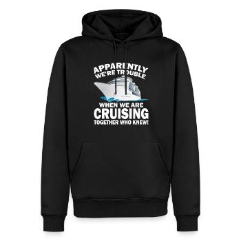 Coole Kreuzfahrt Kreuzfahrtschiff Familienurlaub - Männer Premium Bio Hoodie - Schwarz - Vorne - Nico (187cm)