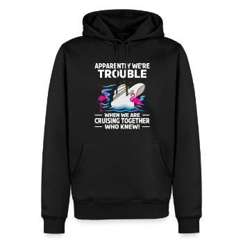 Coole Kreuzfahrt Kreuzfahrtschiff Familienurlaub - Männer Premium Bio Hoodie - Schwarz - Vorne - Nico (187cm)