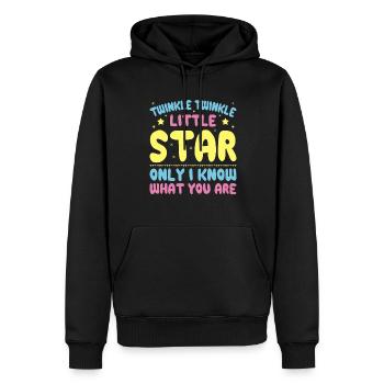 Twinkle Twinkle Little Star sexual partner - Men’s Premium Organic Hoodie - black - Front - Nico (187cm)