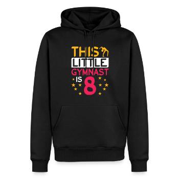 8 Jahre Alte Gymnast Athlet Geburtstags Kind - Männer Premium Bio Hoodie - Schwarz - Vorne - Nico (187cm)