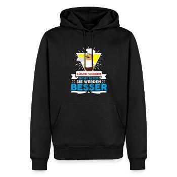 Köche Werden Nicht Älter Sie Werden Besser Koch - Männer Premium Bio Hoodie - Schwarz - Vorne - Nico (187cm)