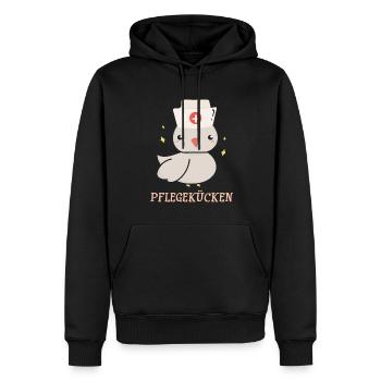 Pflegerin Krankenschwester Pflegerin Pflegekücken - Männer Premium Bio Hoodie - Schwarz - Vorne - Nico (187cm)