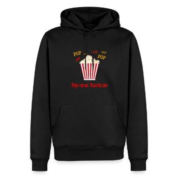 Popcorn Cinema Carnaval et Costume de Carnaval - Sweat à capuche Premium bio Homme - noir - Devant - Nico (187cm)