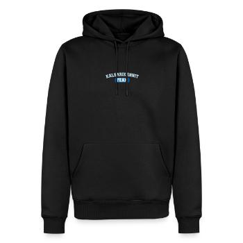 Kalsarikännit Ivre en slip à la maison - Sweat à capuche Premium bio Homme - noir - Devant - Nico (187cm)