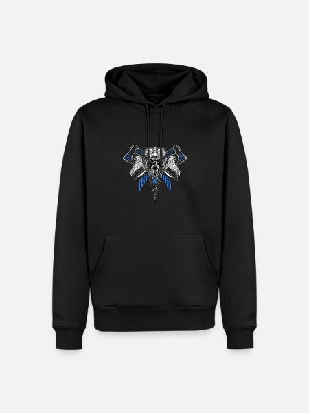 Celtic Vikinger Vegvisir compass Vikings - Men’s Premium Organic Hoodie - black