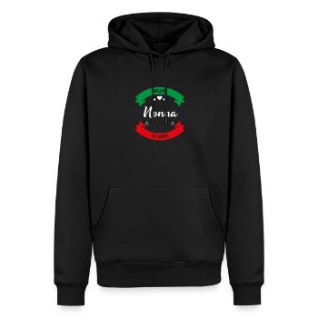Beste Nonna Italienische Oma Spruch Italien - Männer Premium Bio Hoodie - Schwarz - Vorne - Nico (187cm)