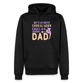 Cheerleader Cheerleading Gymnastique Danseuse - Sweat à capuche Premium bio Homme - noir - Devant - Nico (187cm)