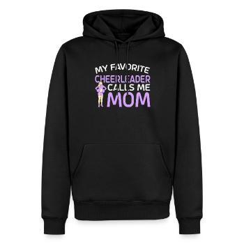 Cheerleader Cheerleading Gymnastique Danseuse - Sweat à capuche Premium bio Homme - noir - Devant - Nico (187cm)