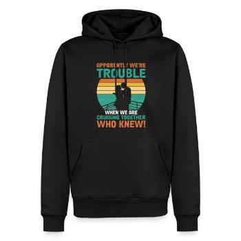 You don't have to be crazy about a cruise ship - Men’s Premium Organic Hoodie - black - Front - Nico (187cm)