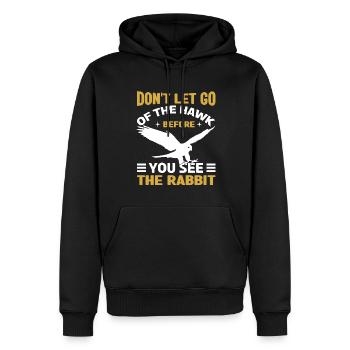 Falconer Falconry Falcon Ornithology Falcon - Männer Premium Bio Hoodie - Schwarz - Vorne - Nico (187cm)