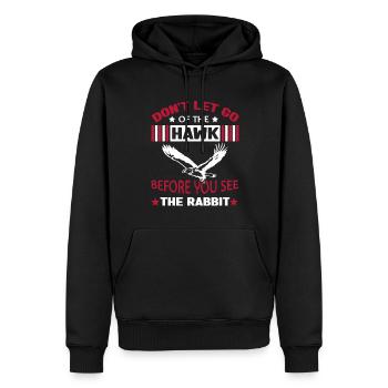 Falconer Falconry Falcon Ornithology Falcon - Männer Premium Bio Hoodie - Schwarz - Vorne - Nico (187cm)