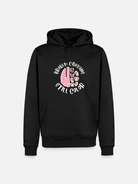 Mental Health Awareness - Men’s Premium Organic Hoodie - black