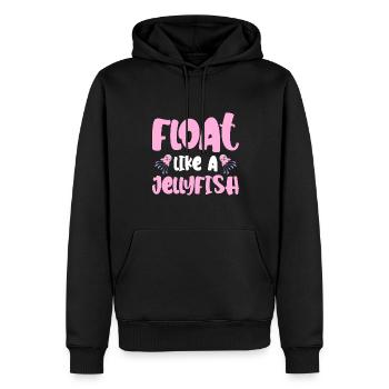 Méduses Méduses Ocean Sea Life Motif - Sweat à capuche Premium bio Homme - noir - Devant - Nico (187cm)