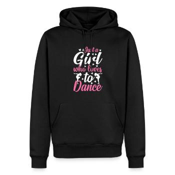 Cheerleader Cheerleading Gymnastique Danseuse - Sweat à capuche Premium bio Homme - noir - Devant - Nico (187cm)