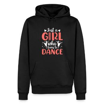Cheerleader Cheerleading Gymnastique Danseuse - Sweat à capuche Premium bio Homme - noir - Devant - Nico (187cm)