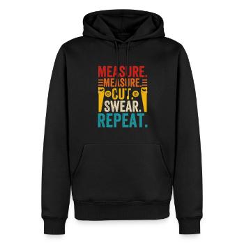 Drechseln Drechsler Tischler Schreiner - Männer Premium Bio Hoodie - Schwarz - Vorne - Nico (187cm)