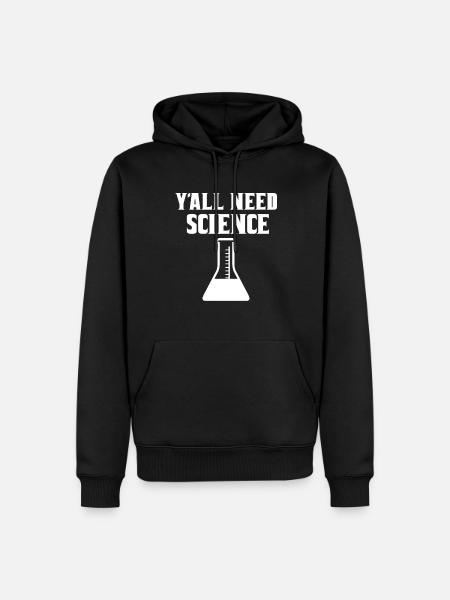 Scientist, physicist, chemist, teacher - Men’s Premium Organic Hoodie - black