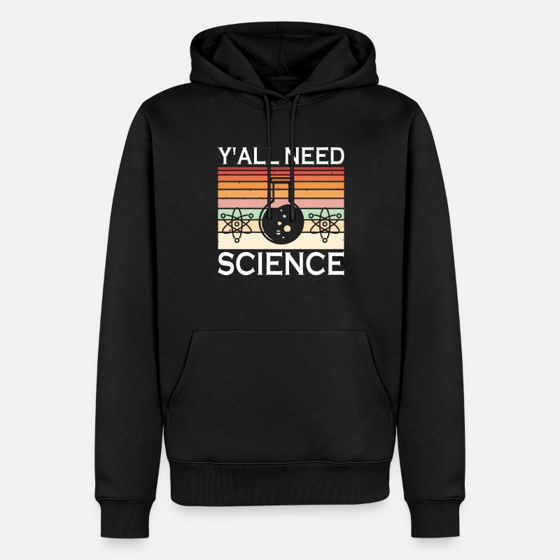 Scientifique, physicien, chimiste, enseignant - Sweat à capuche Premium bio Homme - noir
