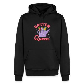 Garten Queen - Gartenliebhaberinnen - Männer Premium Bio Hoodie - Schwarz - Vorne - Nico (187cm)