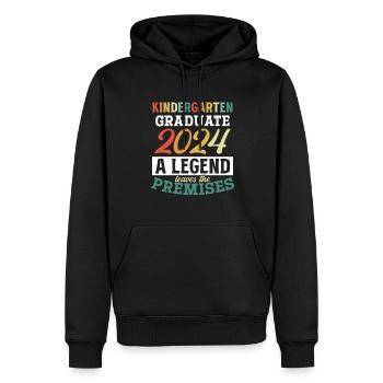 Stolzer Kindergartenabgänger 2024 - Männer Premium Bio Hoodie - Schwarz - Vorne - Nico (187cm)