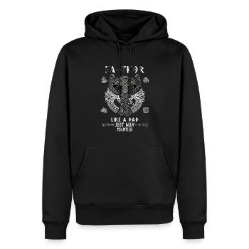 Vathor - Father's Day Father's Day Gift Viking - Men’s Premium Organic Hoodie - black - Front - Nico (187cm)