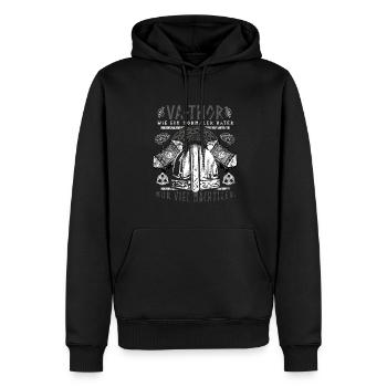 Vathor - Father's Day Father's Day Gift Viking - Men’s Premium Organic Hoodie - black - Front - Nico (187cm)